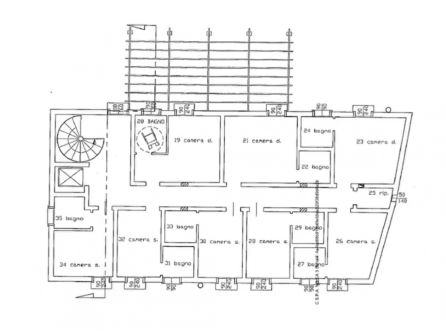 Immagine 27 di Hotel in vendita  in via peagna a Stanghella