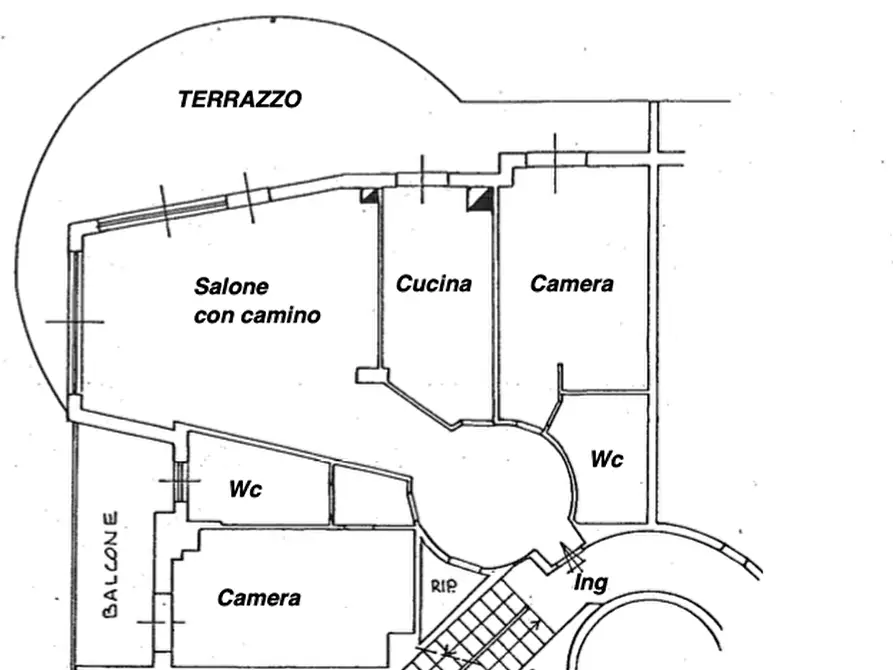 Immagine 42 di Appartamento in vendita  in Via Misurina a Roma