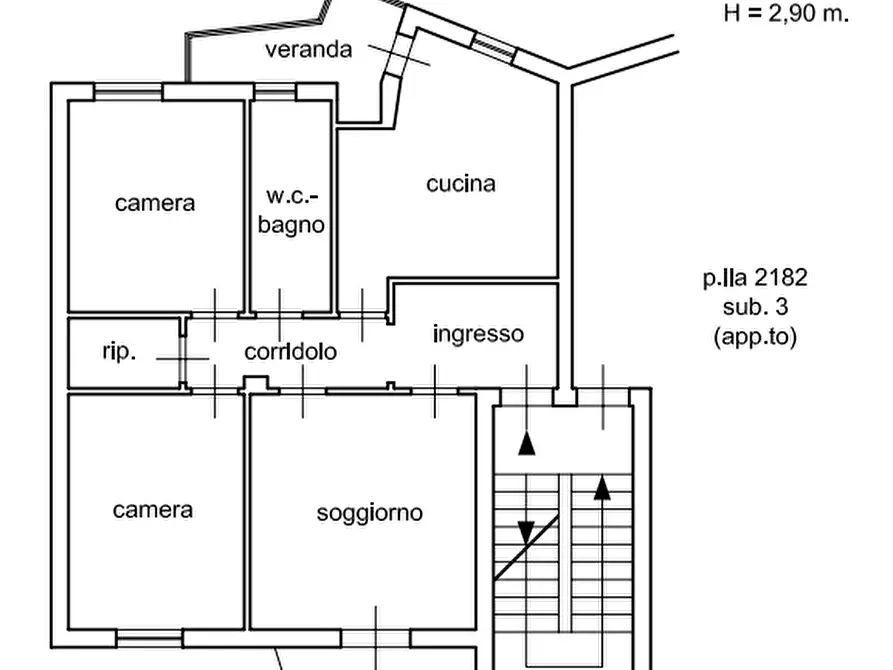 Immagine 1 di Appartamento in vendita  in Largo Ispica 3 a Palermo