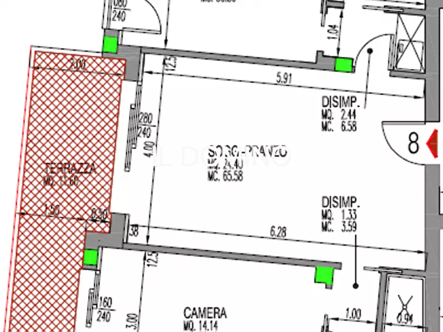 Immagine 49 di Appartamento in vendita  in Via Savonarola a Padova