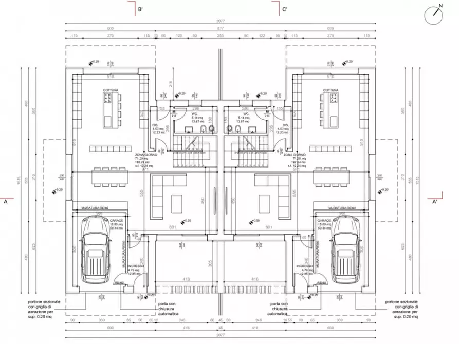 Immagine 19 di Casa bifamiliare in vendita  a Saccolongo