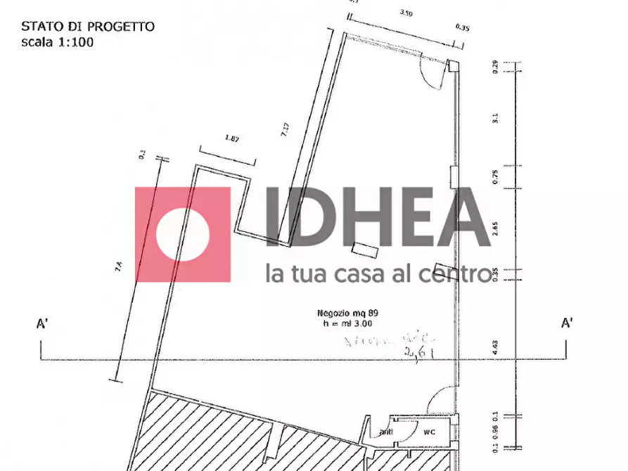 Immagine 20 di Negozio in affitto  in VIA CASTELLO D'AMORE a Treviso