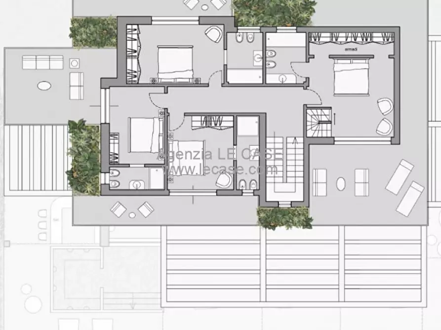 Immagine 6 di Villa in vendita  in via Vanzetti a Forte Dei Marmi