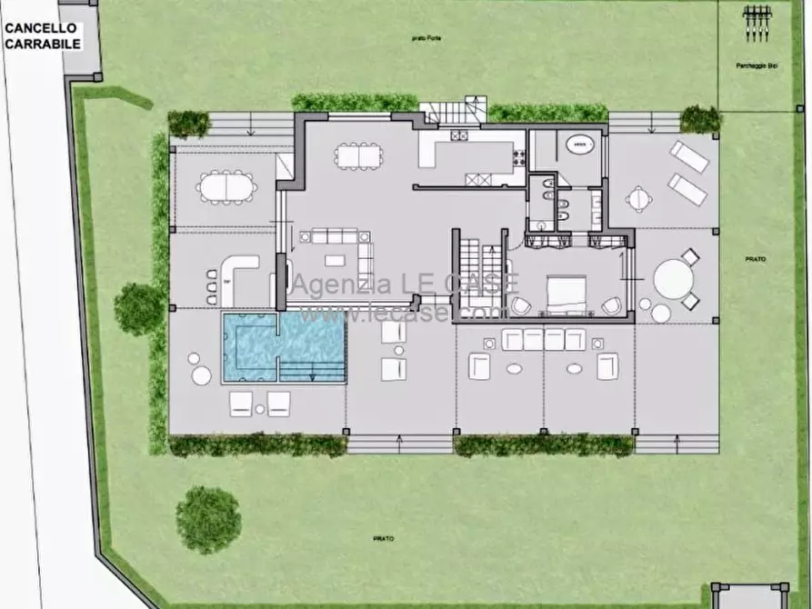 Immagine 7 di Villa in vendita  in via Vanzetti a Forte Dei Marmi