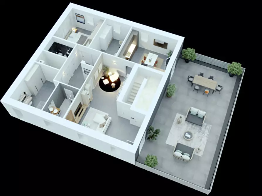 Immagine 4 di Appartamento in vendita  in Via Kolbe 50 a Pozzonovo