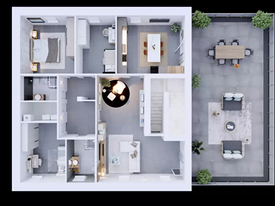 Immagine 5 di Appartamento in vendita  in Via Kolbe 50 a Pozzonovo