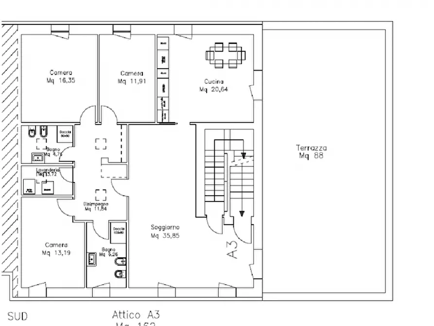 Immagine 9 di Appartamento in vendita  in Via Kolbe 50 a Pozzonovo