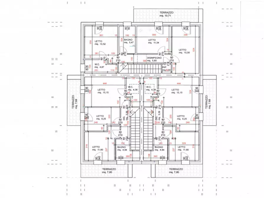 Immagine 3 di Casa trifamiliare in vendita  a Monselice