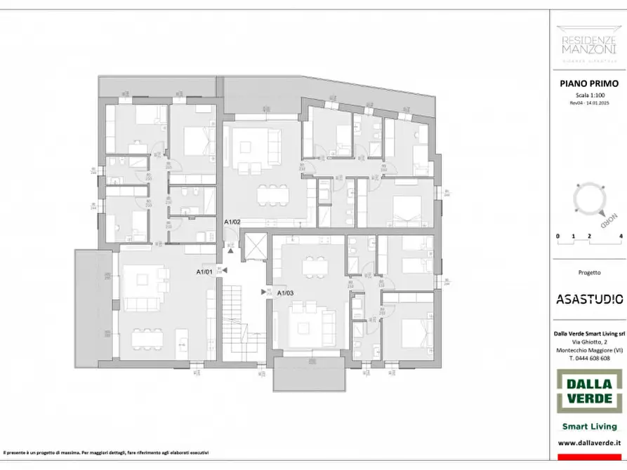 Immagine 7 di Appartamento in vendita  in Viale Alessandro Manzoni a Vicenza