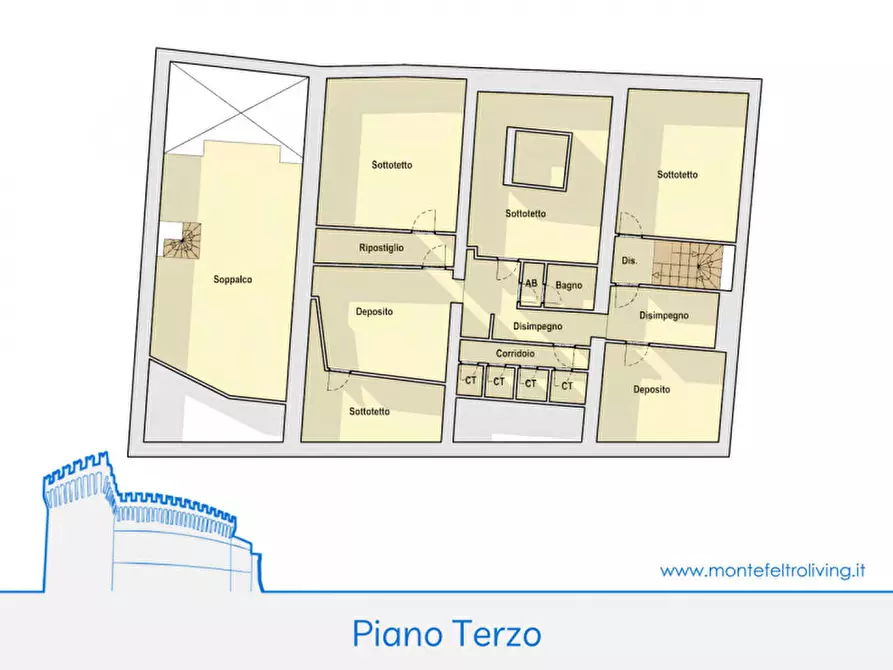 Immagine 34 di Hotel in vendita  in via Mancini a Sant'angelo In Vado