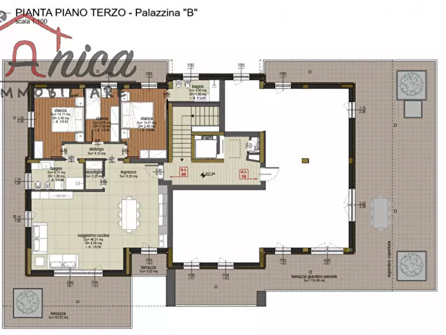 Immagine 1 di Appartamento in vendita  in Via Gramsci a Trento