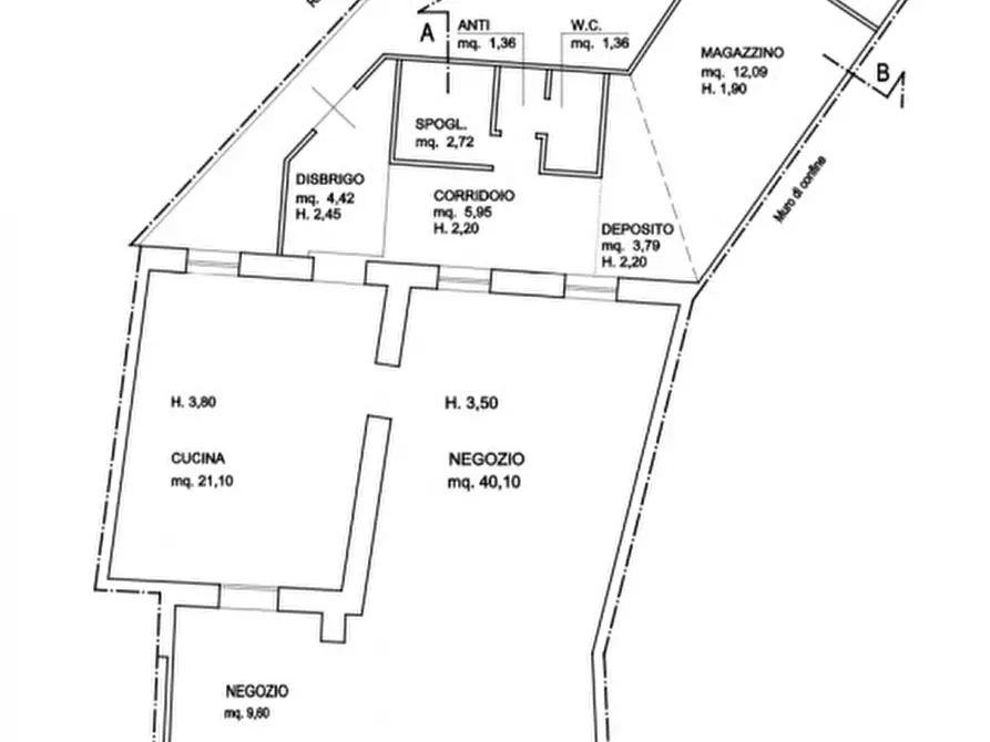 Immagine 25 di Negozio in vendita  in via Belludi a Padova