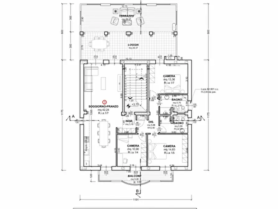 Immagine 7 di Casa quadrifamiliare in vendita  in via de gasperi a Gambettola