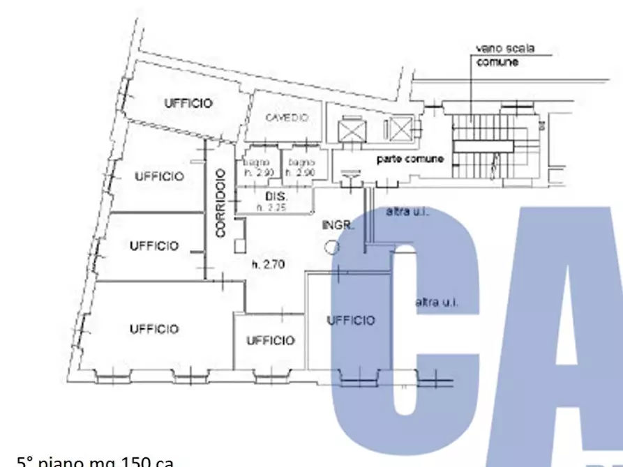 Immagine 13 di Ufficio in affitto  in VIA FREGUGLIA CARLO a Milano