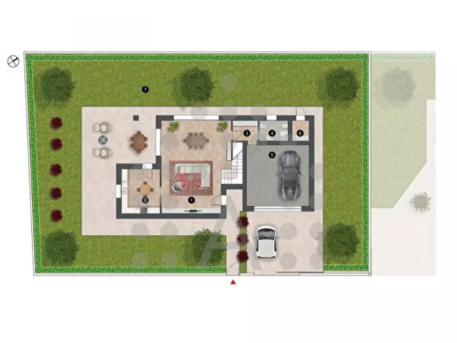 Immagine 39 di Villa in vendita  in Via San Lorenzo a Abano Terme