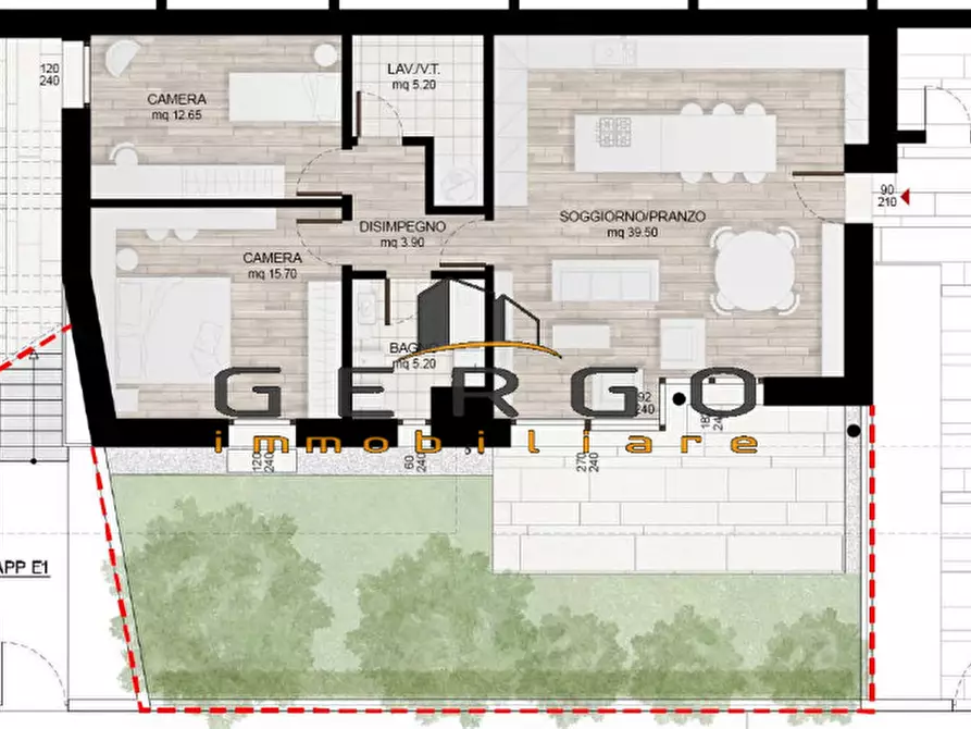 Immagine 21 di Appartamento in vendita  in Via Giuseppe Garibaldi a San Biagio Di Callalta