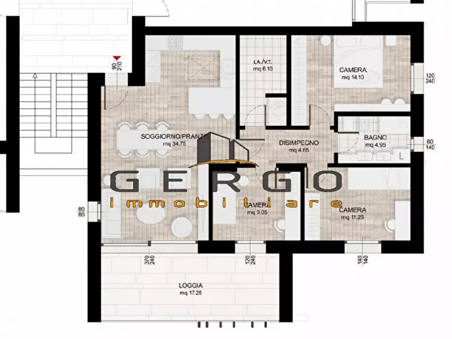 Immagine 20 di Appartamento in vendita  in Via Giuseppe Garibaldi a San Biagio Di Callalta