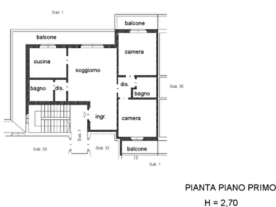 Immagine 1 di Appartamento in vendita  in Largo Don Defendente 3/4 a Calvignano