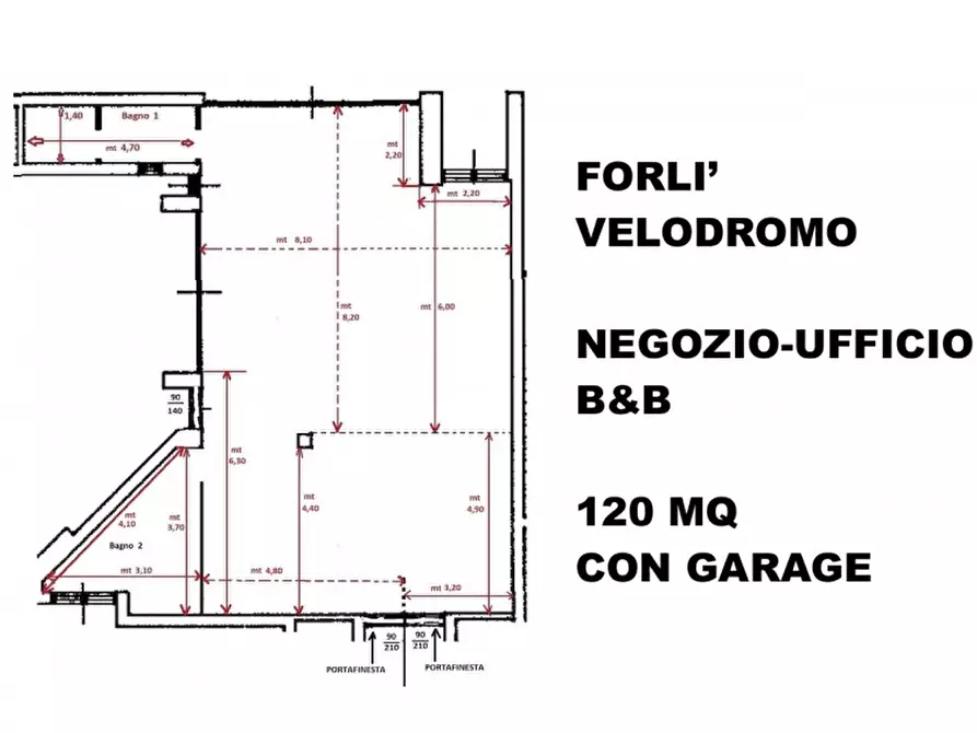 Immagine 2 di Negozio in vendita  in VIA ROMA 130 a Forli'