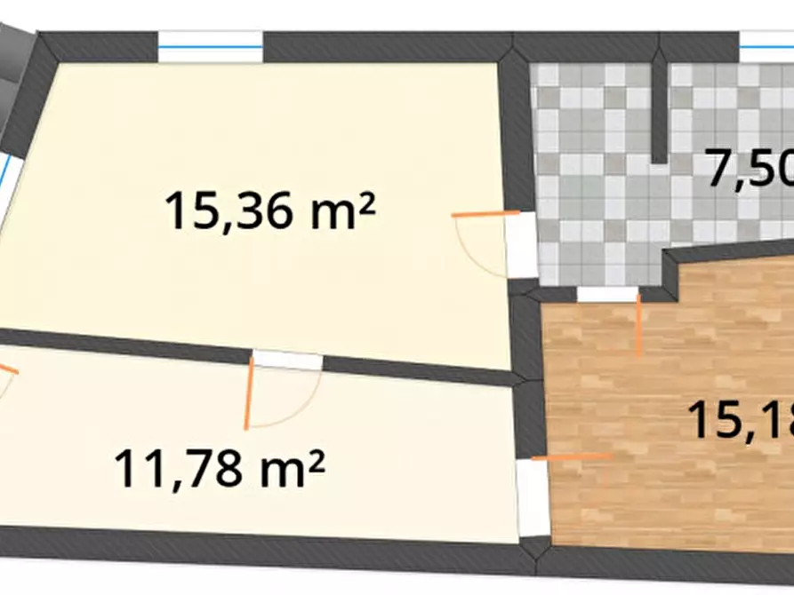 Immagine 12 di Villetta a schiera in vendita  a Contà