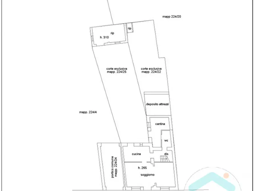 Immagine 21 di Villetta a schiera in vendita  in Viale Venezia Giulia a Cormons