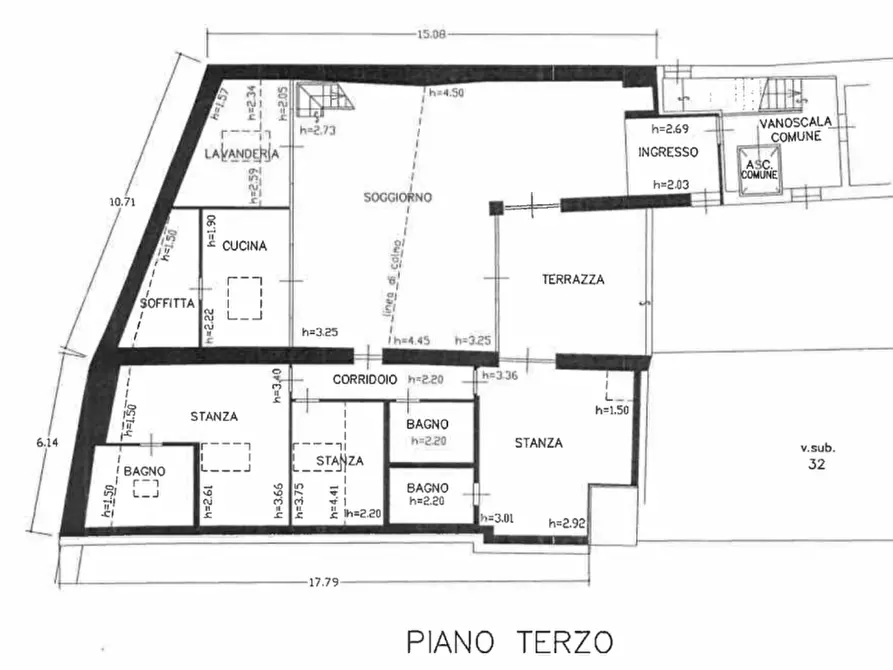 Immagine 12 di Attico in vendita  in via suffragio a Trento