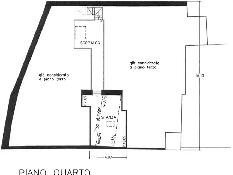 Immagine 13 di Attico in vendita  in via suffragio a Trento