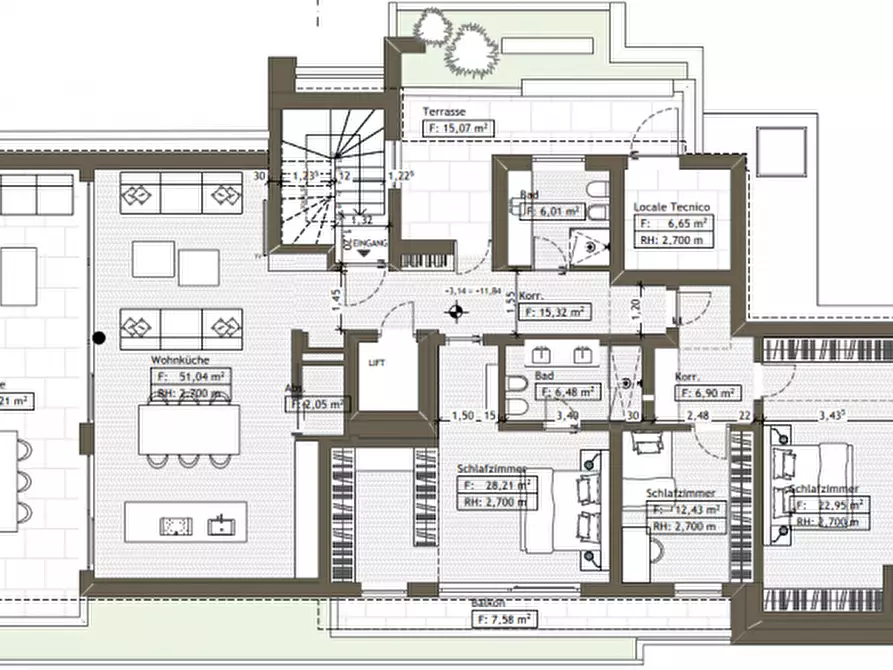 Immagine 17 di Attico in vendita  in via max valier a Bolzano