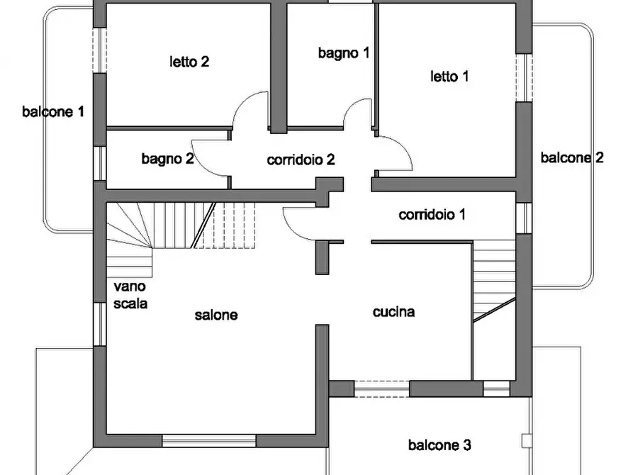 Immagine 11 di Villa in vendita  in Via Michelangelo Buonarroti, 44 a San Bartolomeo In Galdo