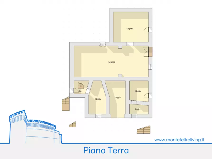 Immagine 43 di Rustico / casale in vendita  in via Molinello a Sant'angelo In Vado