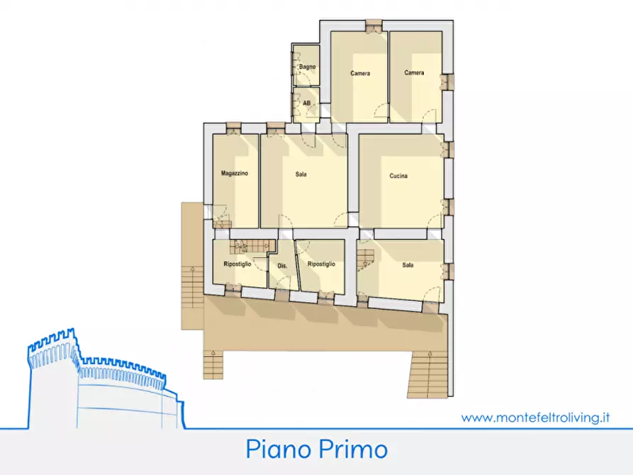 Immagine 44 di Rustico / casale in vendita  in via Molinello a Sant'angelo In Vado