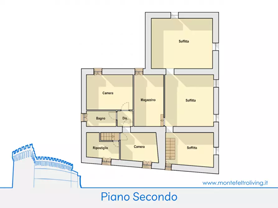 Immagine 45 di Rustico / casale in vendita  in via Molinello a Sant'angelo In Vado