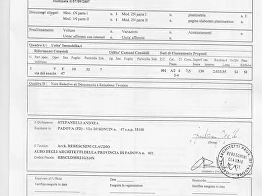 Immagine 2 di Appartamento in vendita  in via vandelli a Padova