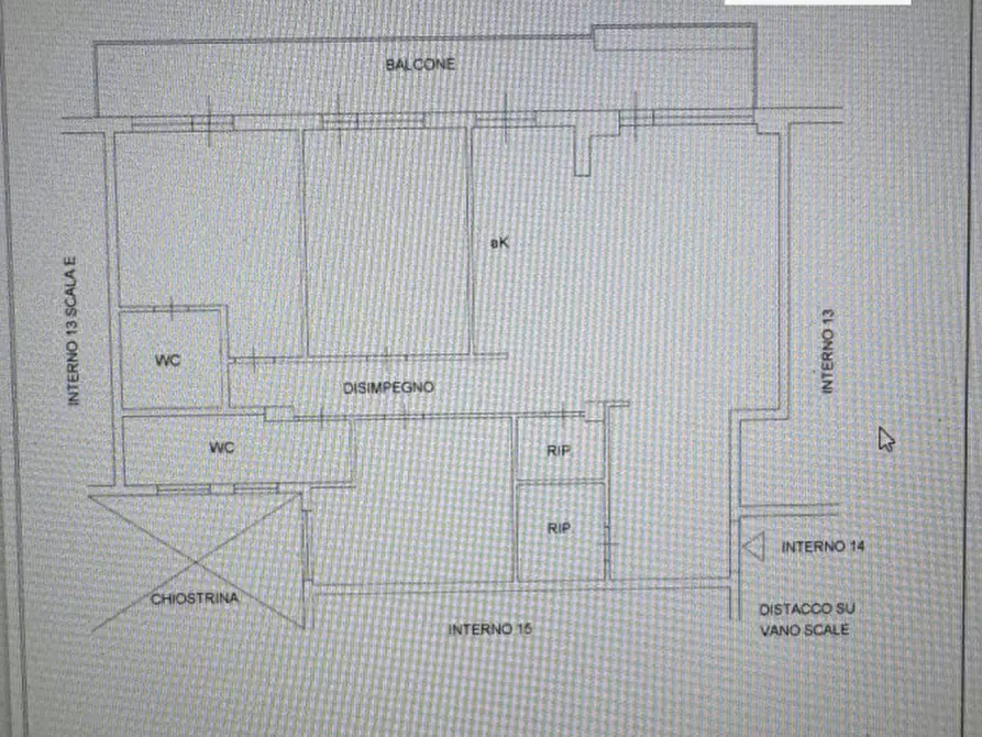 Immagine 14 di Appartamento in vendita  in via pisino a Roma