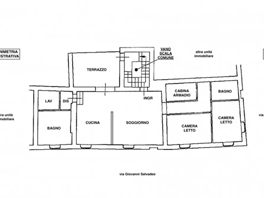 Immagine 25 di Appartamento in vendita  in via Giovanni Salvadeo n° 2 a Tromello