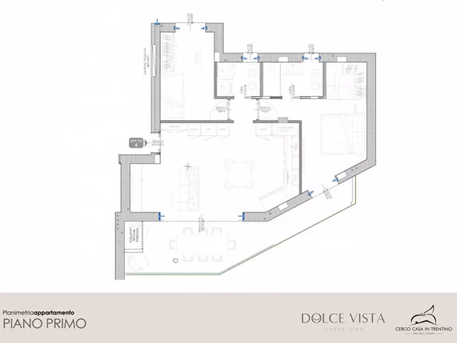 Immagine 14 di Appartamento in vendita  a Tenno