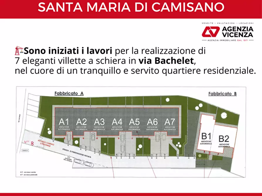 Immagine 17 di Villetta a schiera in vendita  in Via Rasega a Camisano Vicentino