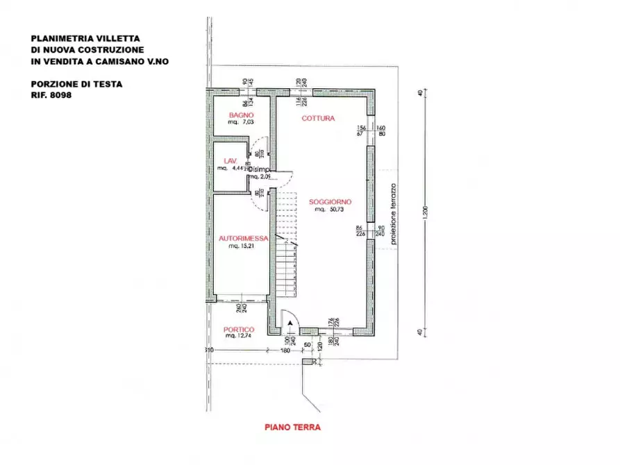 Immagine 18 di Villetta a schiera in vendita  in Via Rasega a Camisano Vicentino