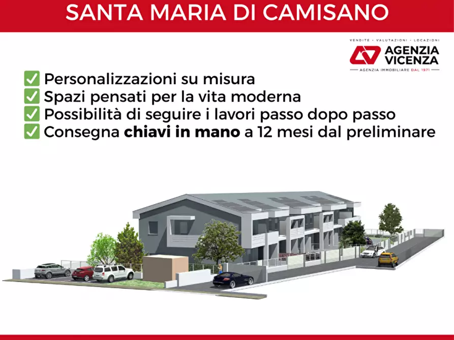 Immagine 5 di Villetta a schiera in vendita  in Via Rasega a Camisano Vicentino