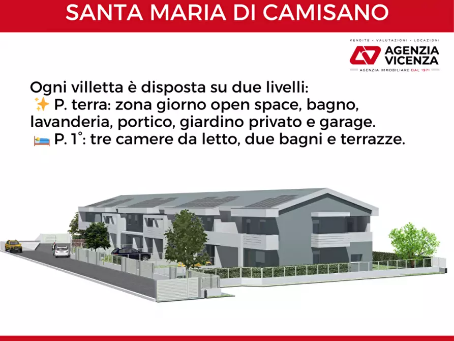 Immagine 8 di Villetta a schiera in vendita  in Via Rasega a Camisano Vicentino