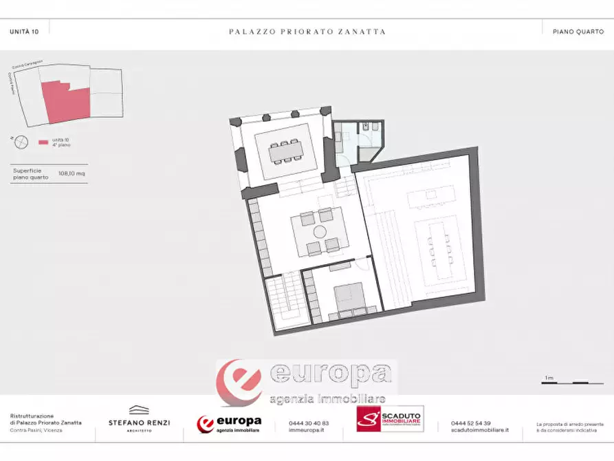 Immagine 9 di Attico in vendita  in Contrade PASINI, 24 a Vicenza
