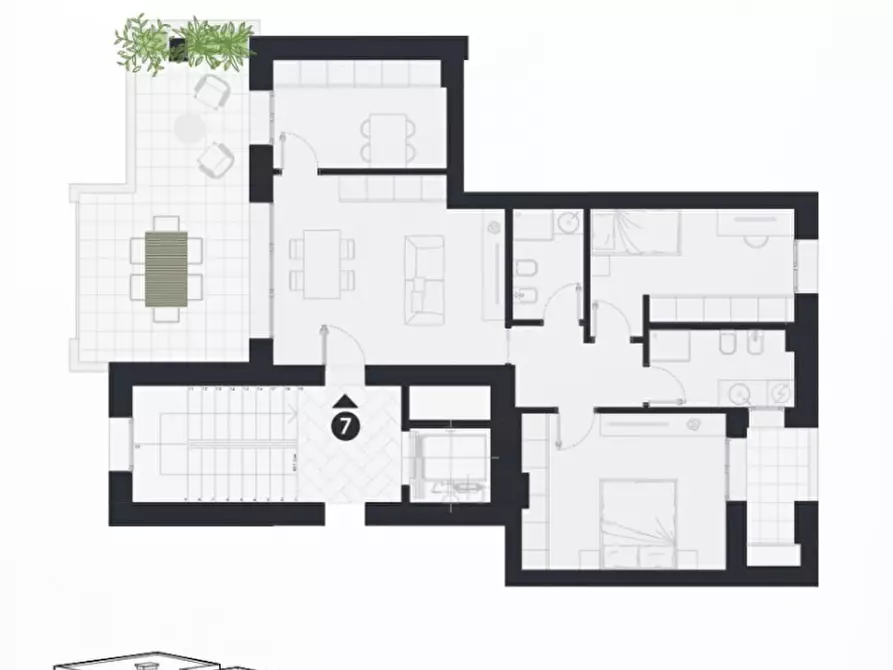 Immagine 16 di Appartamento in vendita  in VIA ANTONIO ZUCCHI a San Lazzaro Di Savena