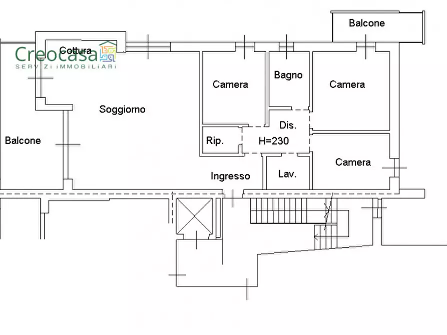 Immagine 19 di Appartamento in vendita  a Stezzano