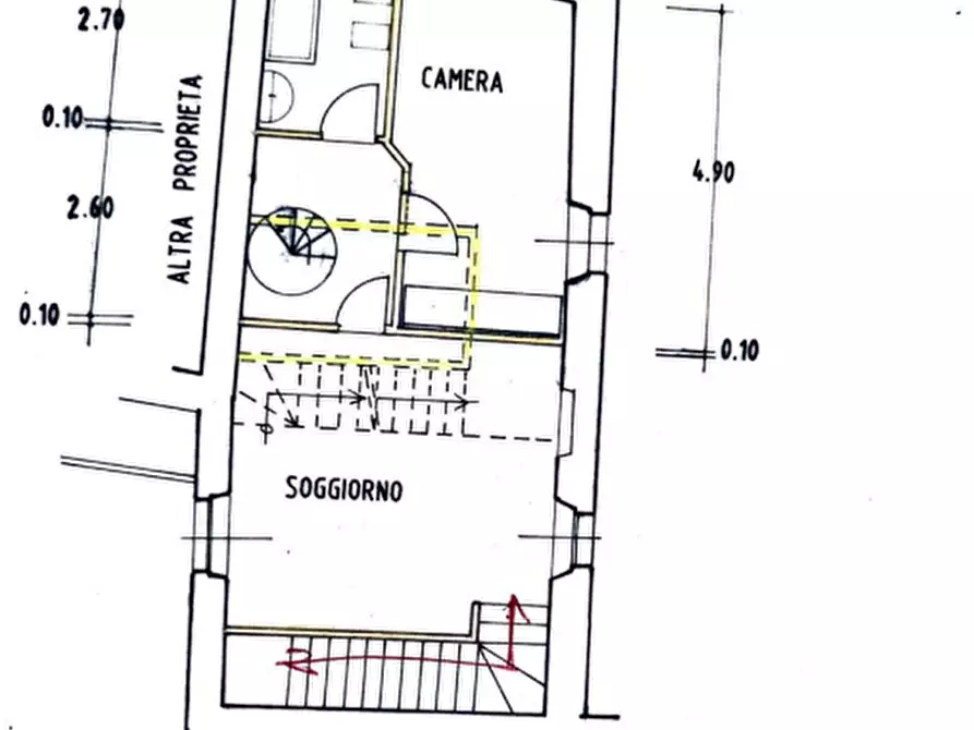Immagine 8 di Appartamento in vendita  in via dante alighieri n. 8 a Endine Gaiano