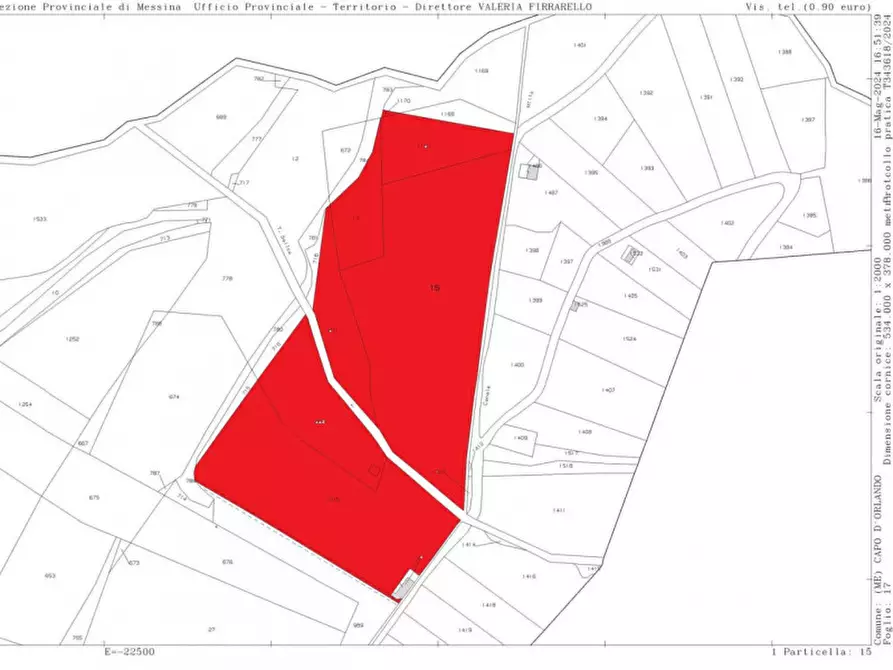 Immagine 1 di Terreno in vendita  in Strada provinciale 149, N. snc a Capo D'orlando