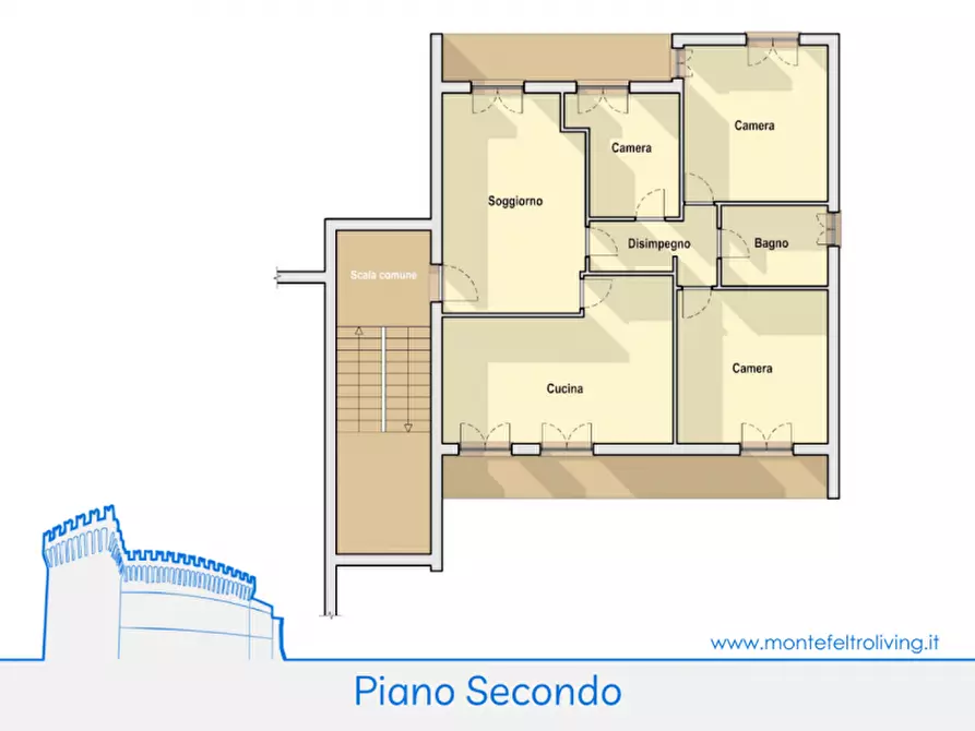 Immagine 21 di Appartamento in vendita  in San Donato in Taviglione a Sassocorvaro Auditore