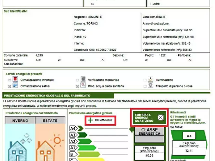 Immagine 3 di Appartamento in vendita  in Via Monginevro 181 a Torino