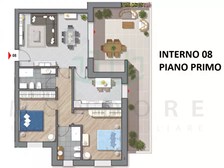 Immagine 7 di Appartamento in vendita  in VIA SPERANZA a San Lazzaro Di Savena