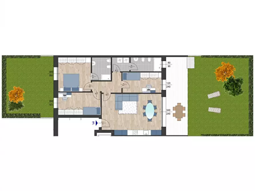 Immagine 19 di Appartamento in vendita  in Via Carlo Goldoni 6 a Cernusco Sul Naviglio