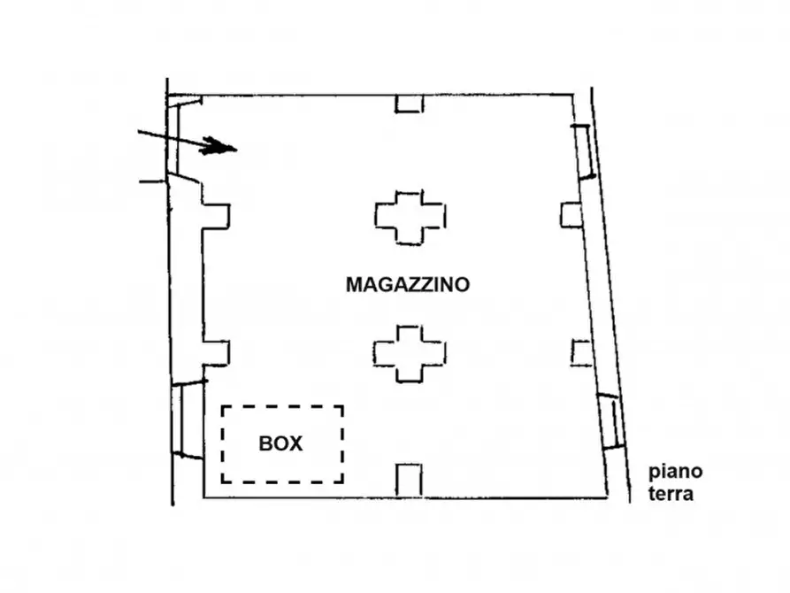 Immagine 1 di Magazzino in vendita  in Via Vittorio Emauele, N. 151 a Catania